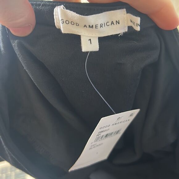 NWT GOOD AMERICAN 
STRETCH JERSEY U RING BODYSUIT S - Picture 9 of 10